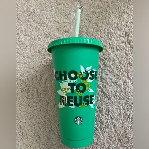 New Starbucks Choose To Reuse Plastic 24 oz Cold Cup - 🌎 Day *Limited*